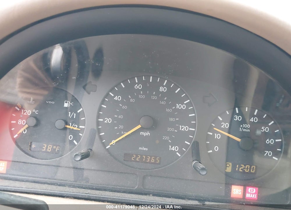 2000 MERCEDES-BENZ ML 430 VIN: 4JGAB72EXYA198958
