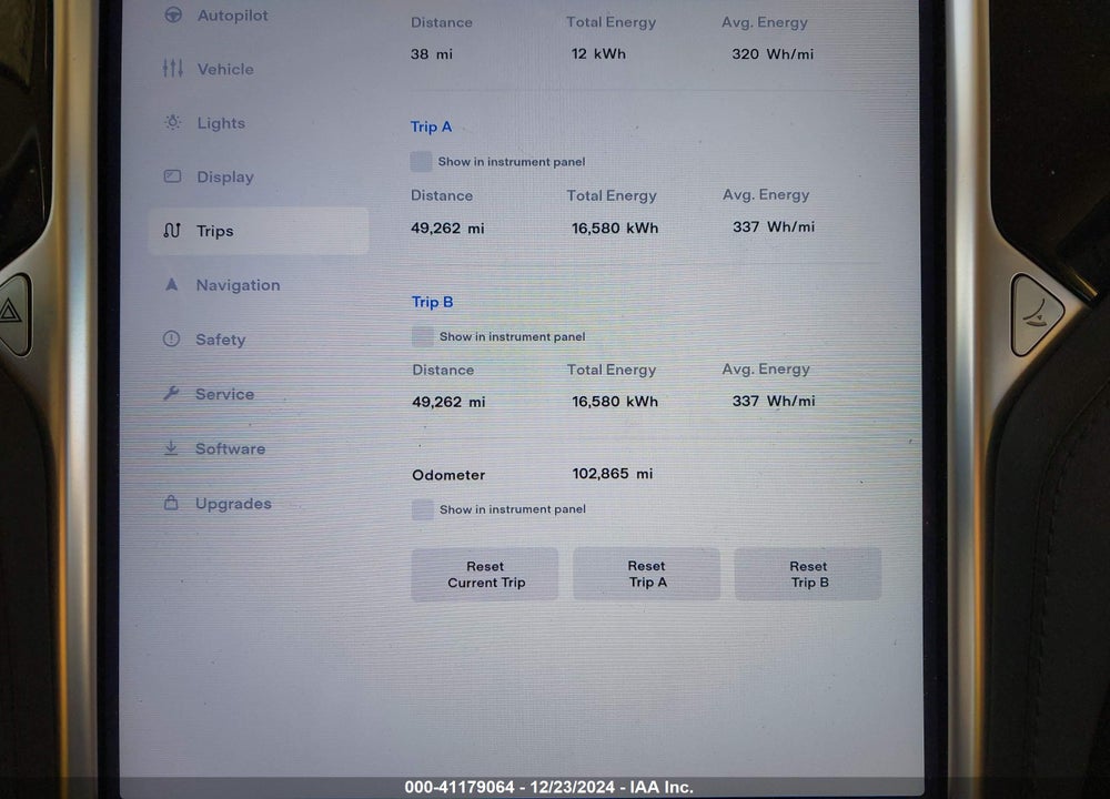 2014 TESLA MODEL S P85 VIN: 5YJSA1H19EFP54788