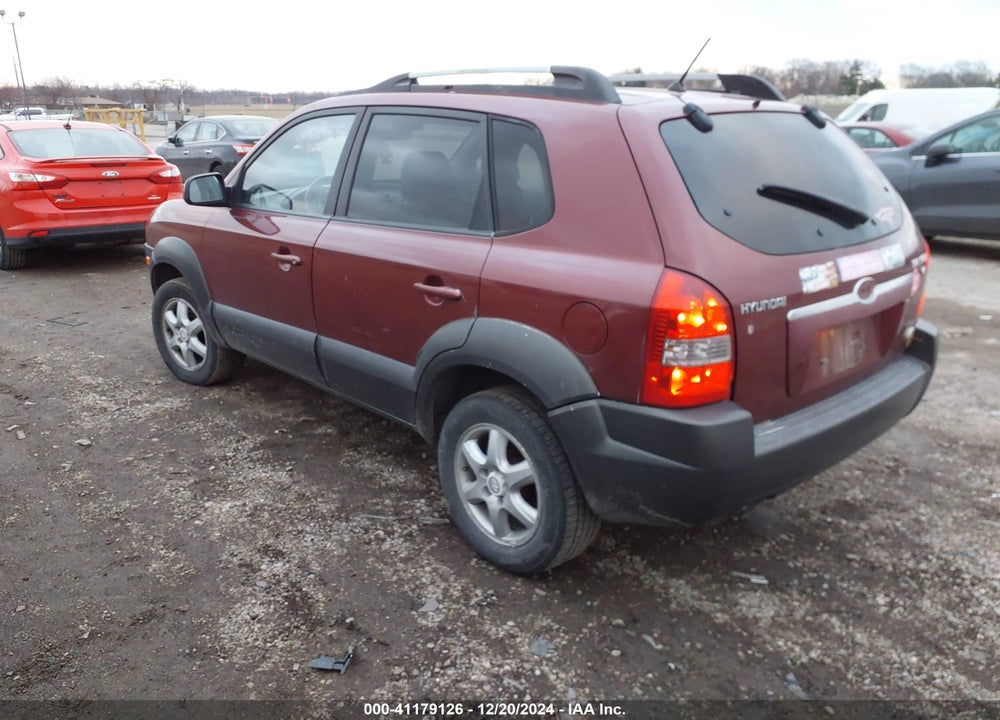 2005 HYUNDAI TUCSON GLS/LX VIN: KM8JN12D45U096271
