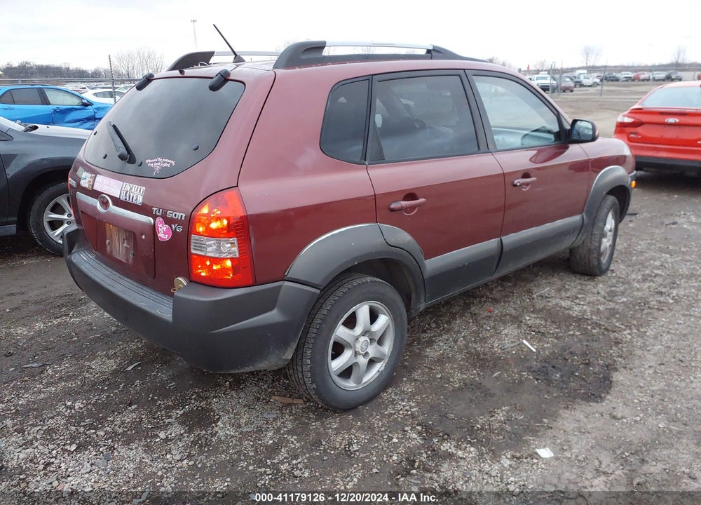 2005 HYUNDAI TUCSON GLS/LX VIN: KM8JN12D45U096271