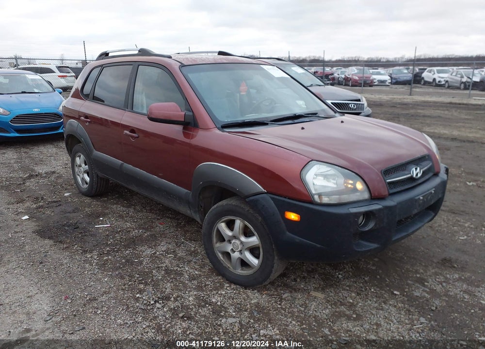 2005 HYUNDAI TUCSON GLS/LX VIN: KM8JN12D45U096271
