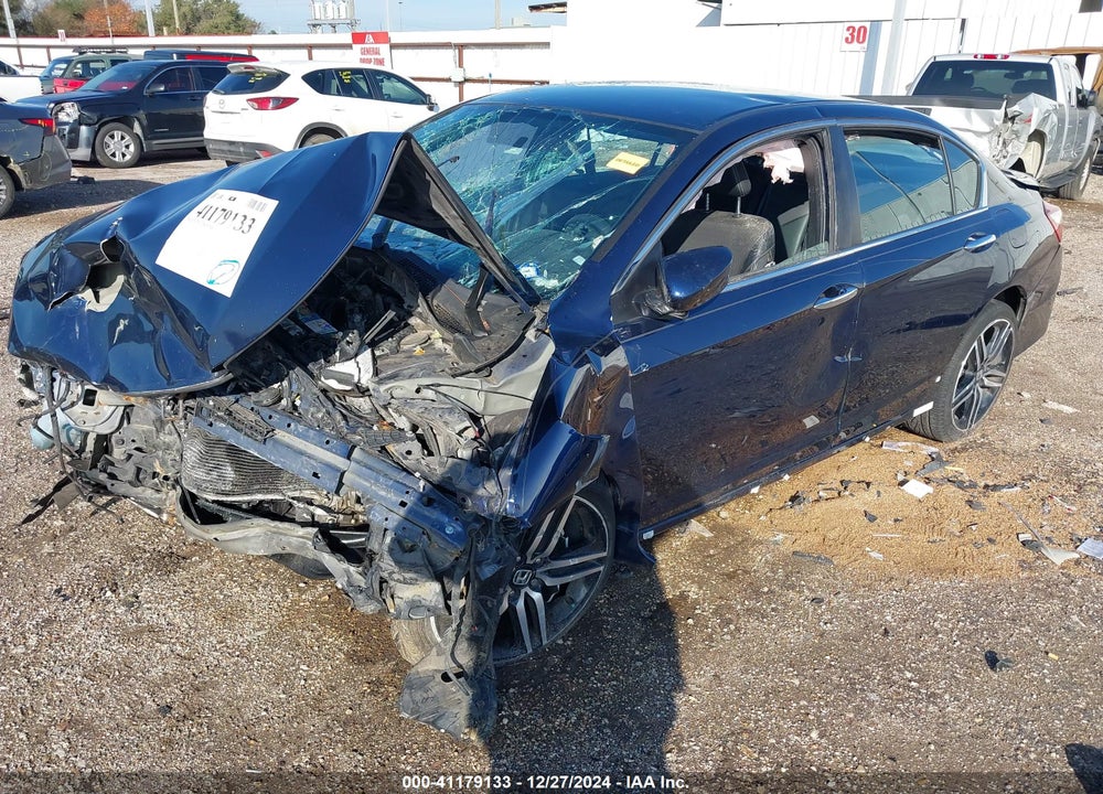 2017 HONDA ACCORD SPORT VIN: 1HGCR2F57HA235925