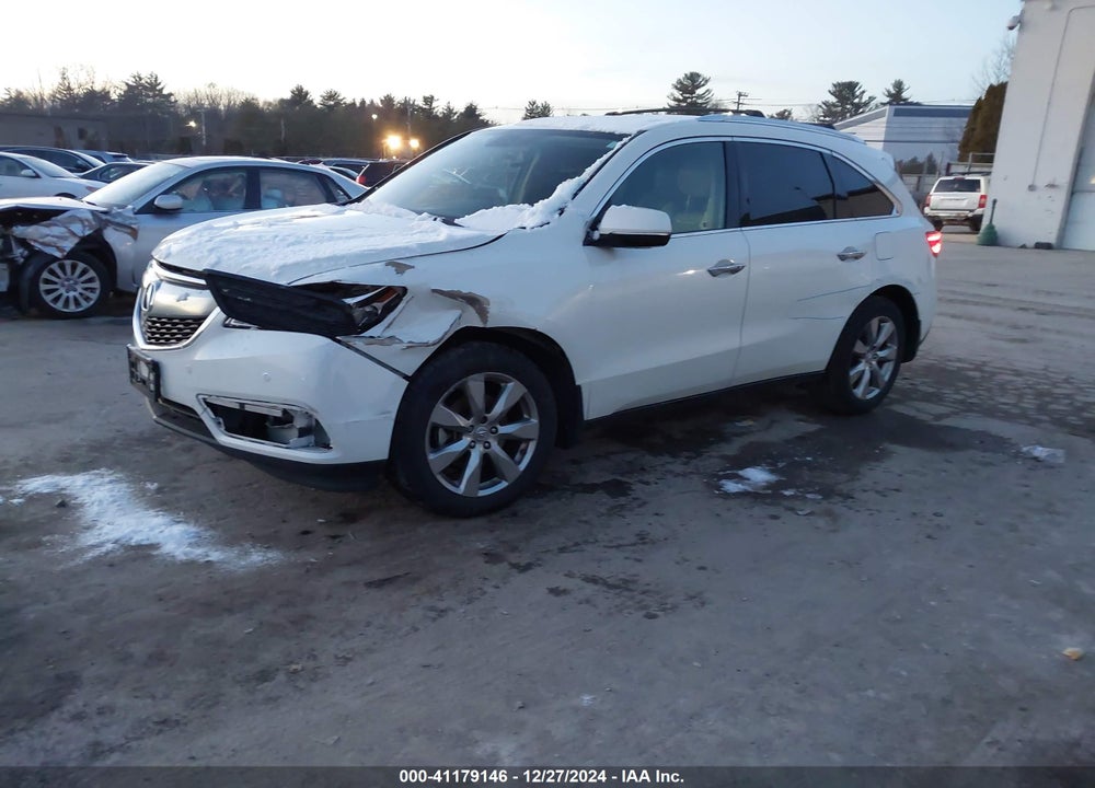 2014 ACURA MDX ADVANCE PKG W/ENTERTAINMENT PKG VIN: 5FRYD4H85EB028439