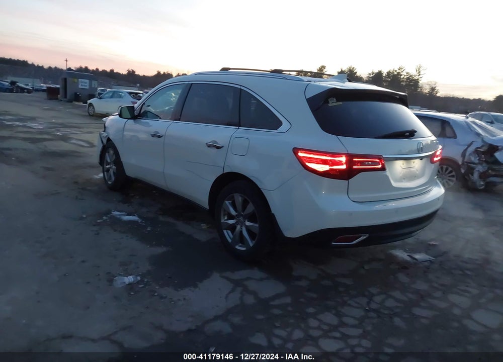 2014 ACURA MDX ADVANCE PKG W/ENTERTAINMENT PKG VIN: 5FRYD4H85EB028439