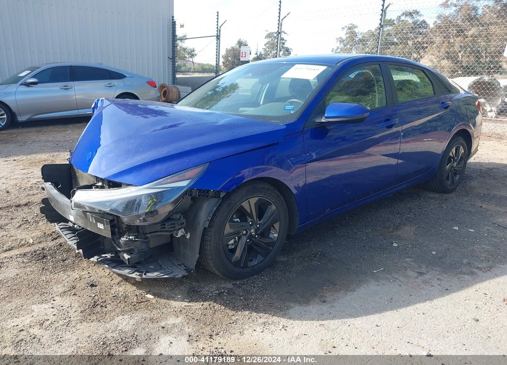 2021 HYUNDAI ELANTRA VIN: KMHLM4AG8MU209596