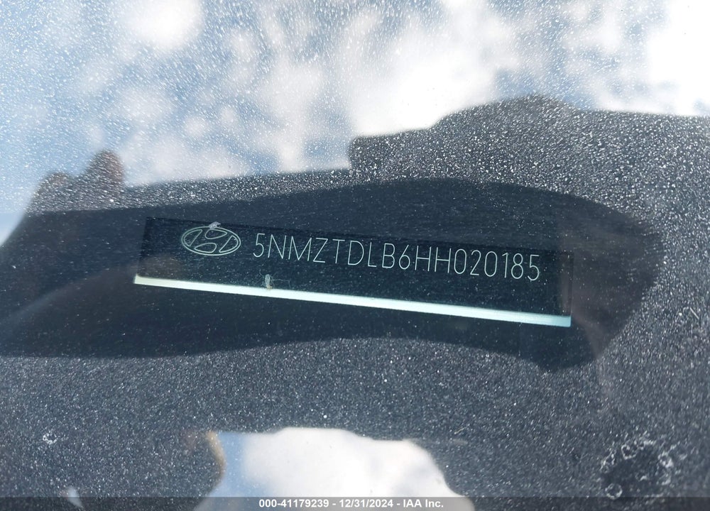 2017 HYUNDAI SANTA FE SPORT 2.4L VIN: 5NMZTDLB6HH020185