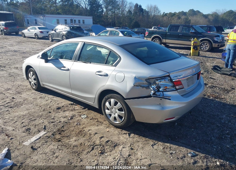 2013 HONDA CIVIC LX VIN: 19XFB2F58DE013224