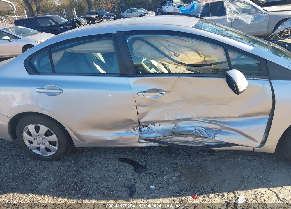 2013 HONDA CIVIC LX VIN: 19XFB2F58DE013224