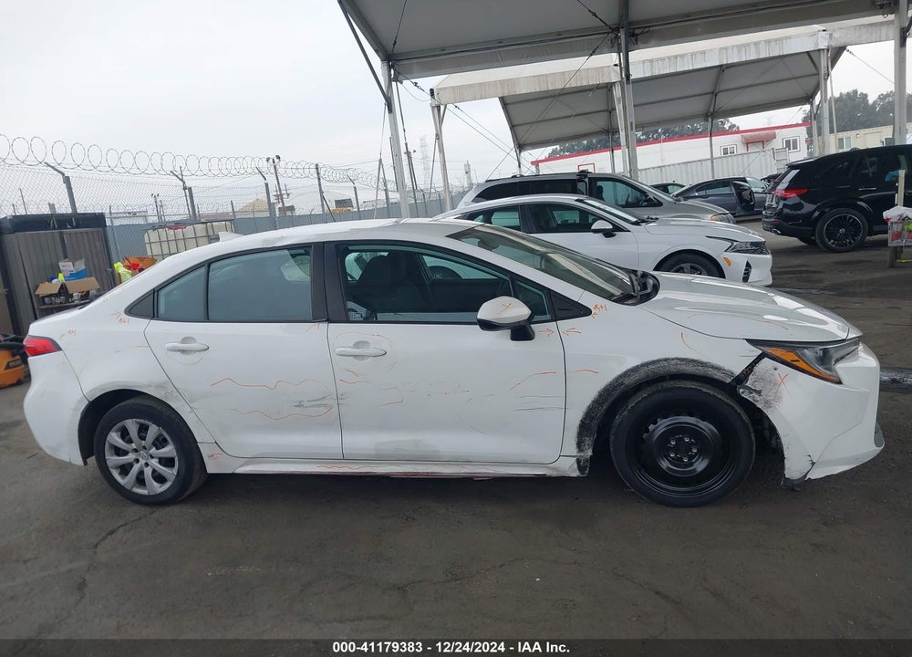 2020 TOYOTA COROLLA VIN: 5YFEPRAE8LP096504
