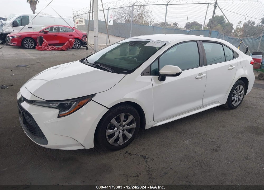 2020 TOYOTA COROLLA VIN: 5YFEPRAE8LP096504