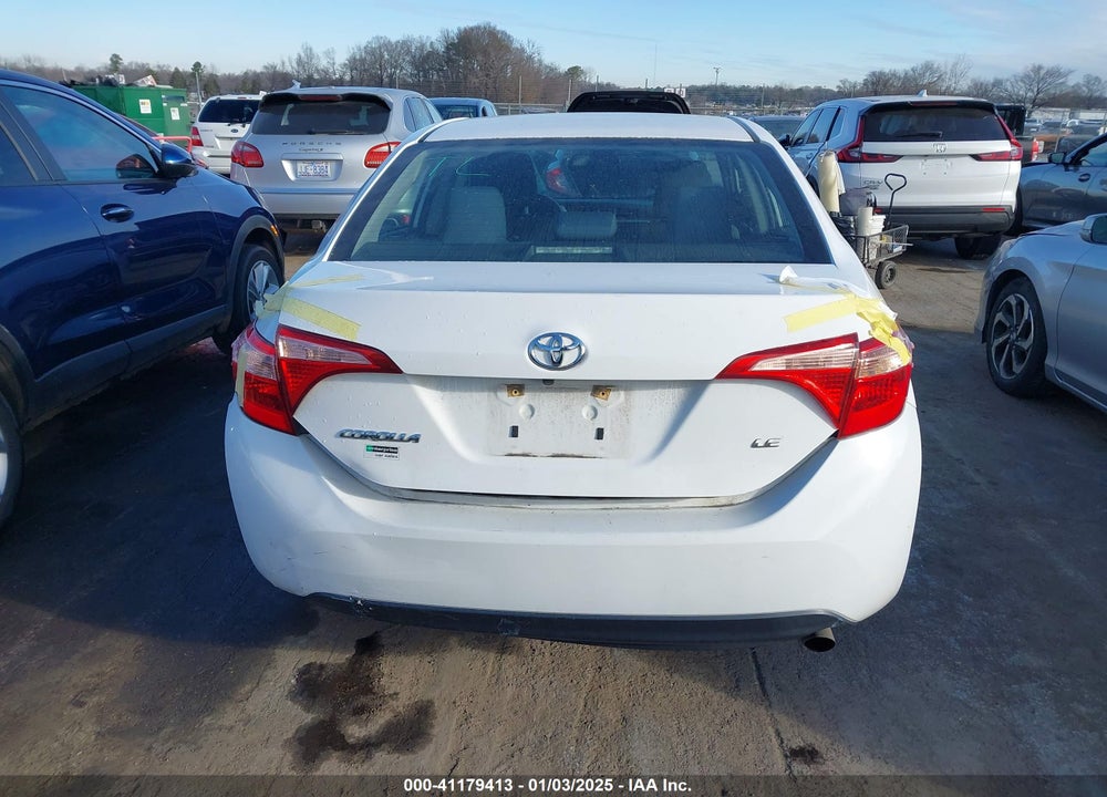 2018 TOYOTA COROLLA L/LE/XLE/SE/XSE VIN: 2T1BURHE0JC117960