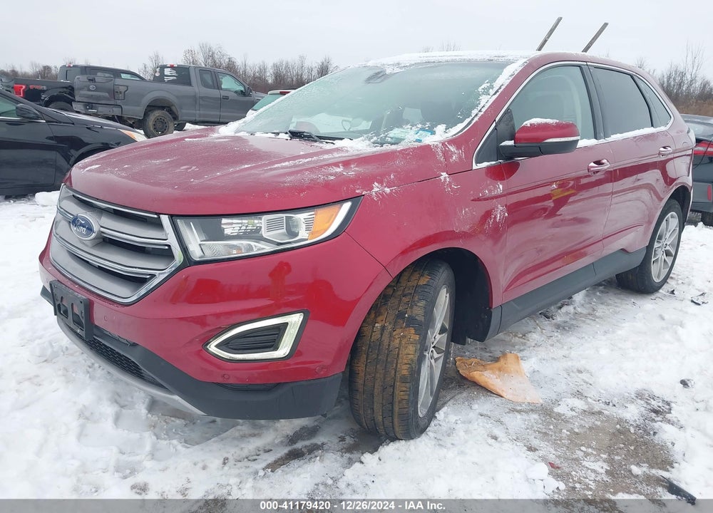 2016 FORD EDGE TITANIUM VIN: 2FMPK4K92GBB91517