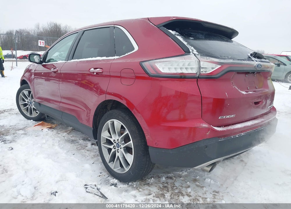 2016 FORD EDGE TITANIUM VIN: 2FMPK4K92GBB91517