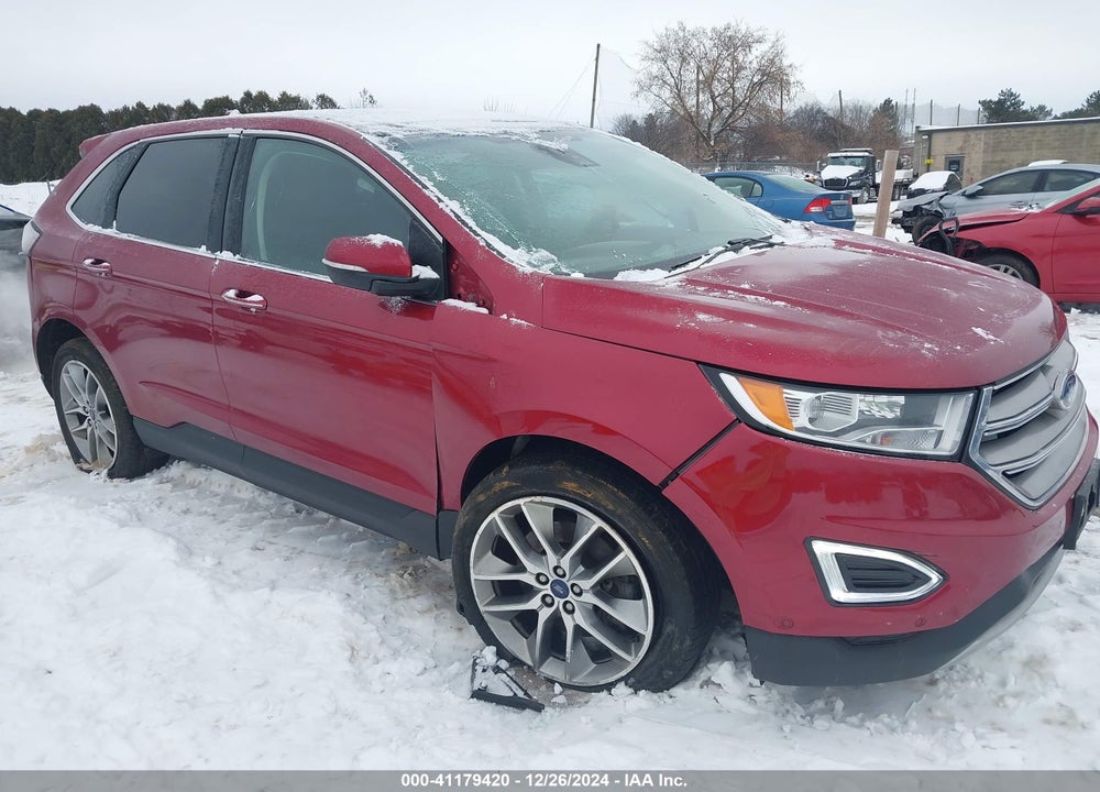 2016 FORD EDGE TITANIUM VIN: 2FMPK4K92GBB91517