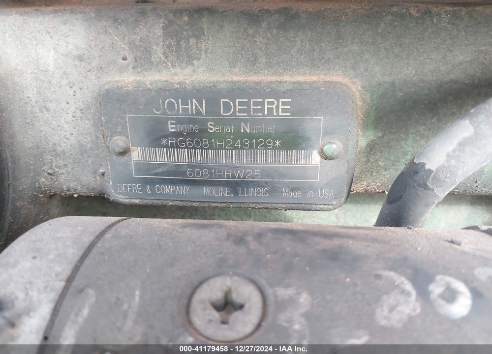2002 JOHN DEERE 8320 TRACTOR VIN: 83200URCTRP023835