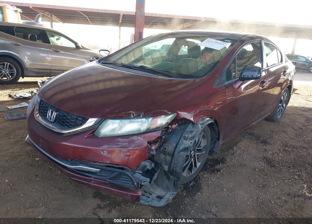 2013 HONDA CIVIC VIN: 19XFB2F81DE091726
