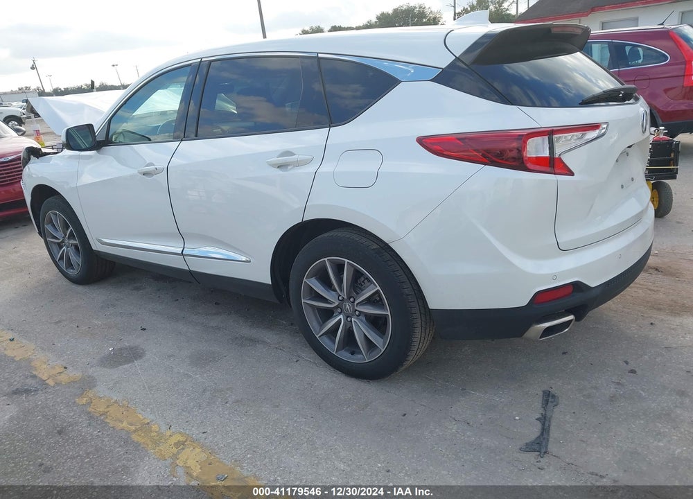 2022 ACURA RDX TECHNOLOGY PACKAGE VIN: 5J8TC1H55NL003266