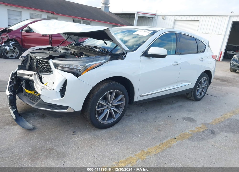 2022 ACURA RDX TECHNOLOGY PACKAGE VIN: 5J8TC1H55NL003266