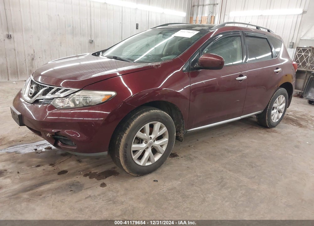 2011 NISSAN MURANO SV VIN: JN8AZ1MW9BW156878