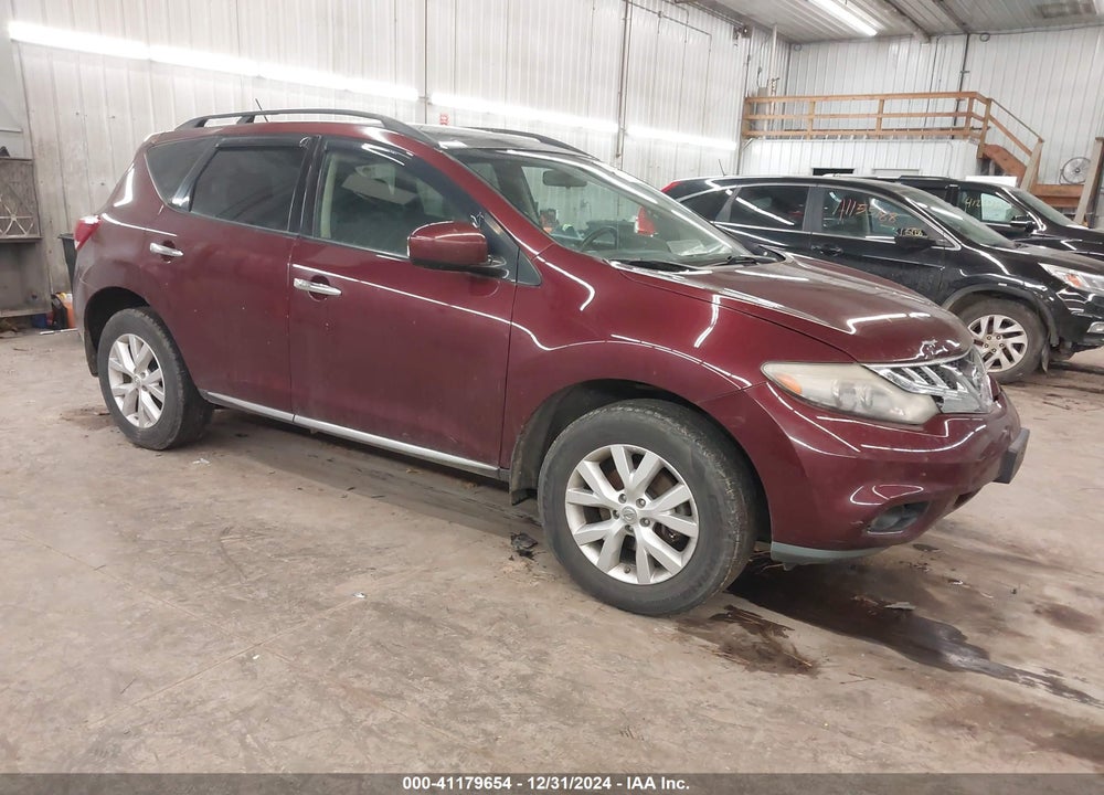 2011 NISSAN MURANO SV VIN: JN8AZ1MW9BW156878