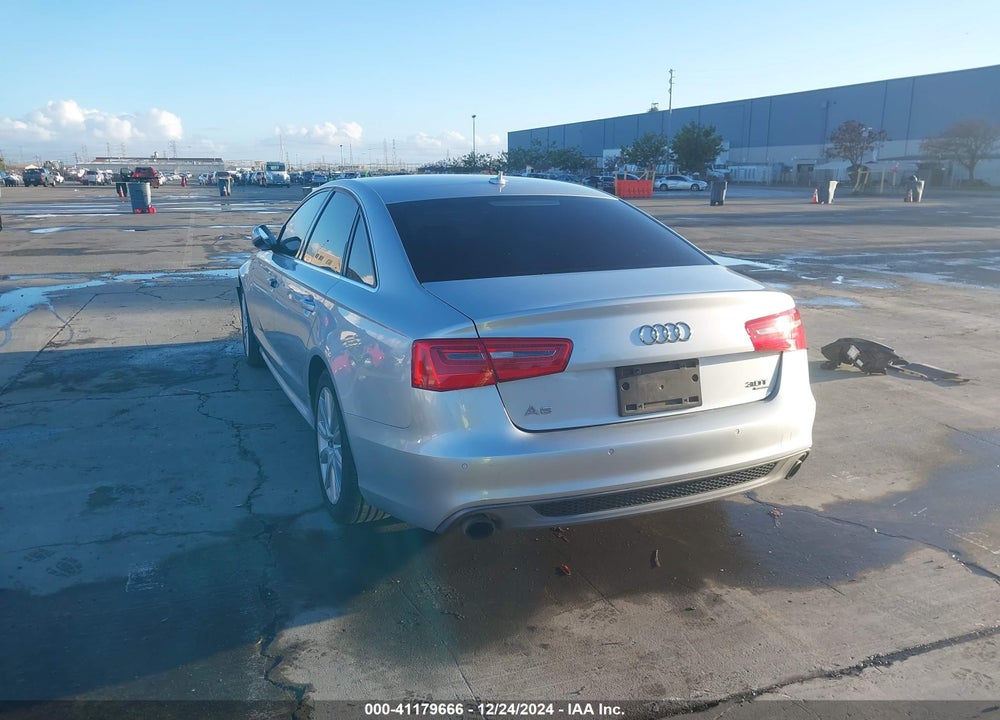 2013 AUDI A6 VIN: WAUHGAFC7DN133270
