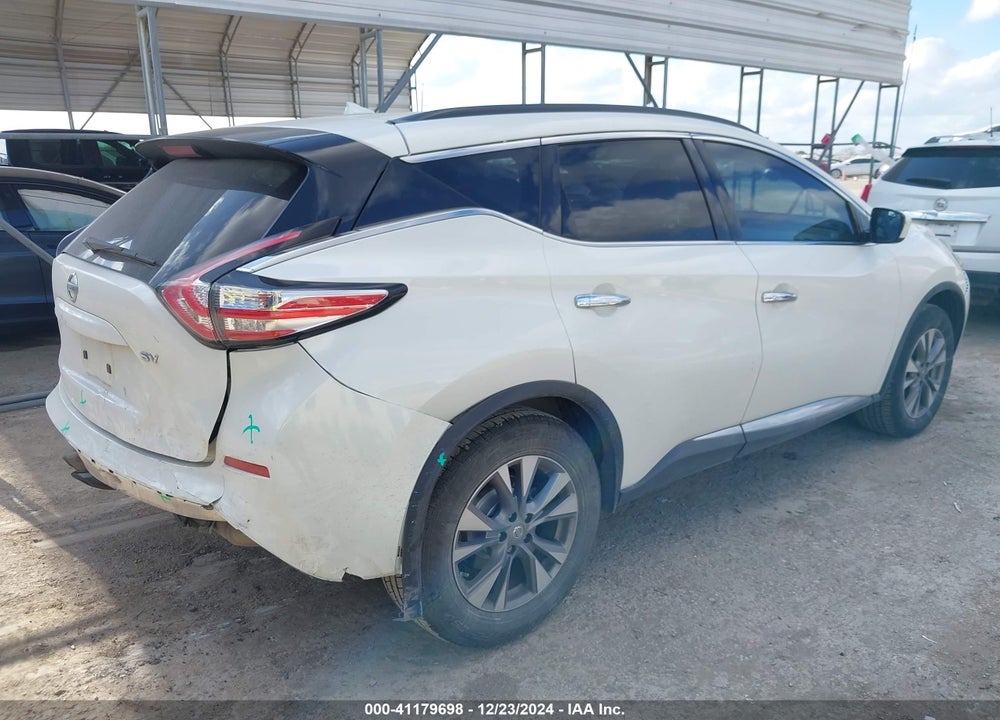 2015 NISSAN MURANO SV VIN: 5N1AZ2MG3FN236548