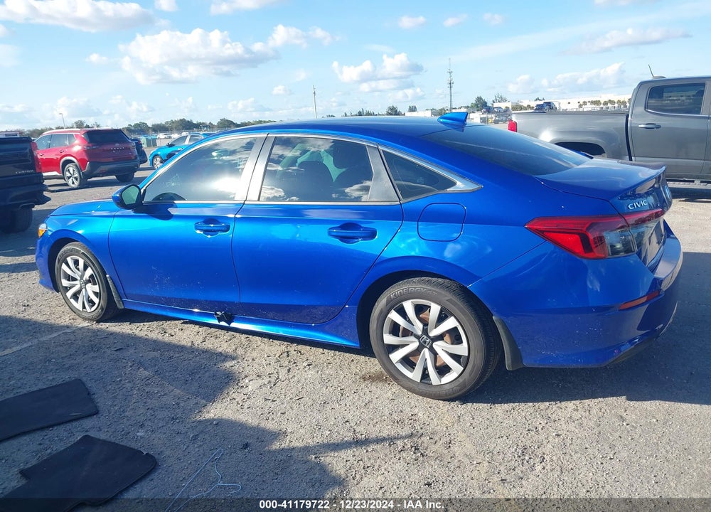 2022 HONDA CIVIC VIN: 2HGFE2F29NH529211