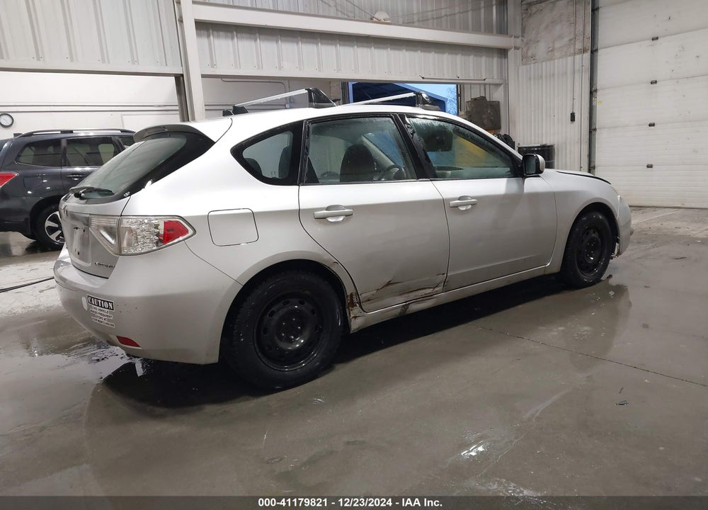 2008 SUBARU IMPREZA 2.5I VIN: JF1GH61618H800824