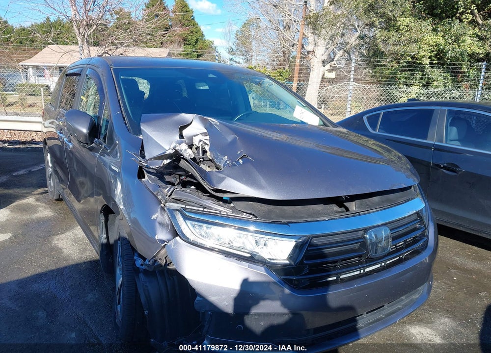 2021 HONDA ODYSSEY TOURING VIN: 5FNRL6H81MB032555