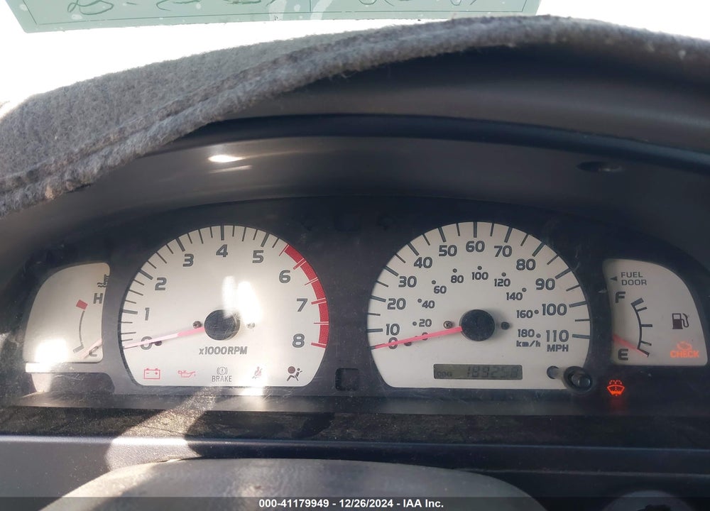 2002 TOYOTA TACOMA VIN: 5TEVL52N92Z002352