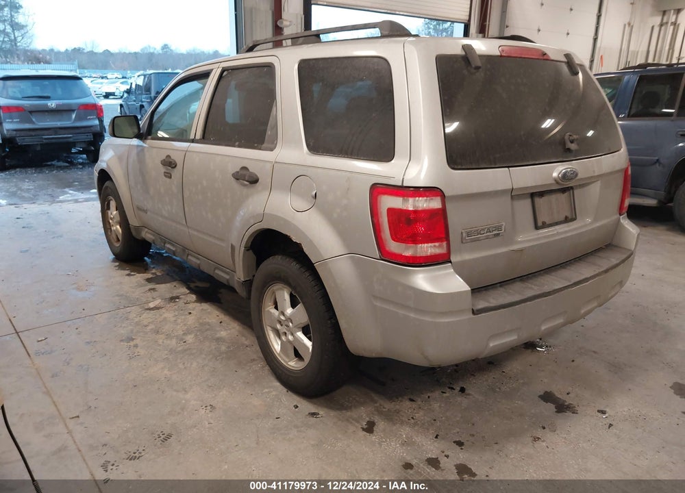 2008 FORD ESCAPE XLT VIN: 1FMCU03ZX8KA34213