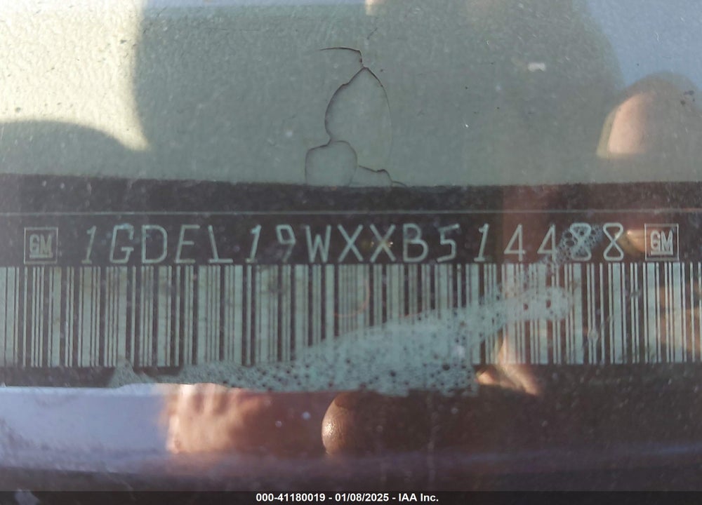 1999 GMC SAFARI XT VIN: 1GDEL19WXXB514488
