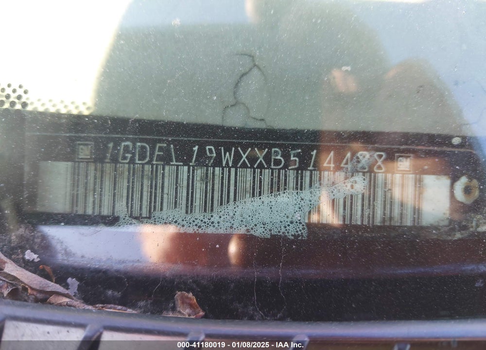 1999 GMC SAFARI XT VIN: 1GDEL19WXXB514488