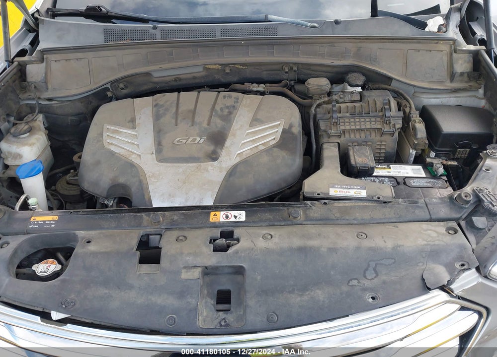 2014 HYUNDAI SANTA FE GLS VIN: KM8SMDHFXEU051515