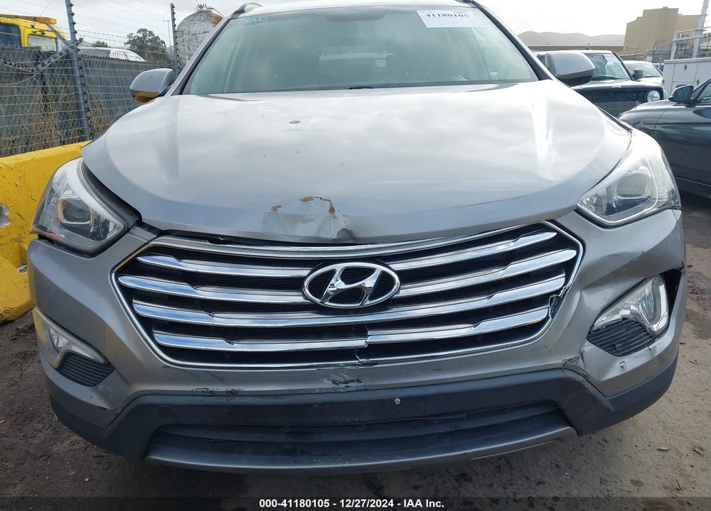 2014 HYUNDAI SANTA FE GLS VIN: KM8SMDHFXEU051515