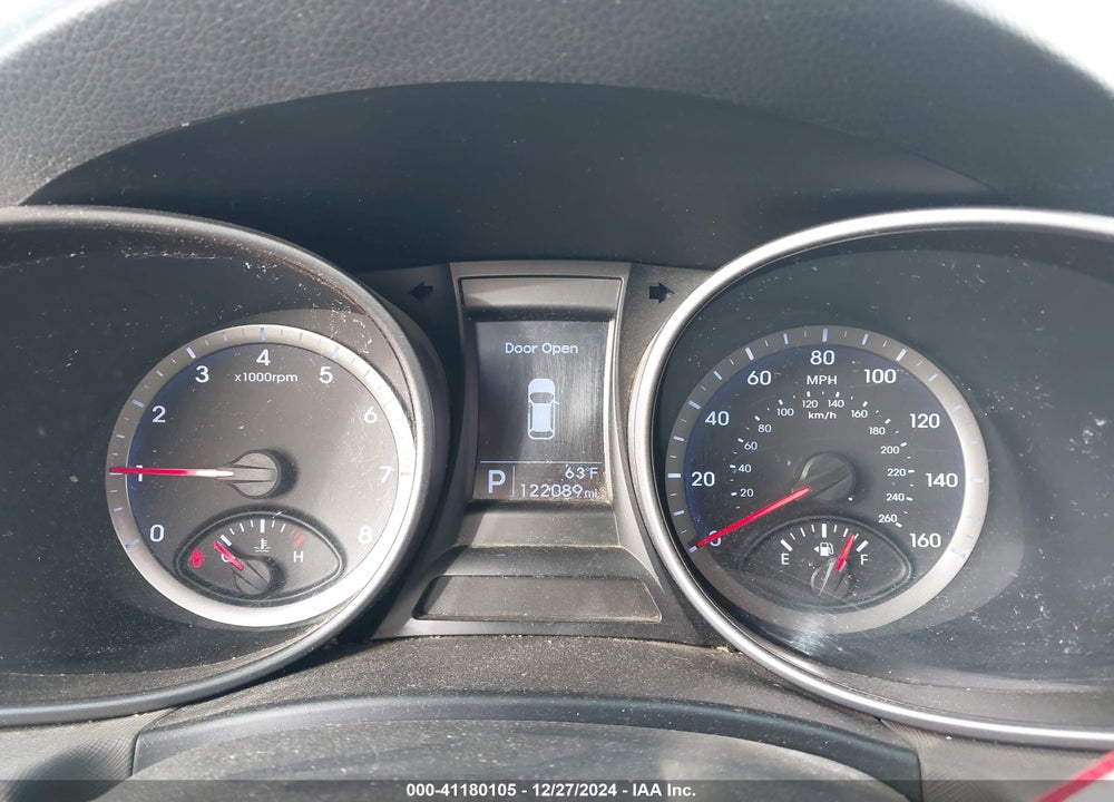 2014 HYUNDAI SANTA FE GLS VIN: KM8SMDHFXEU051515