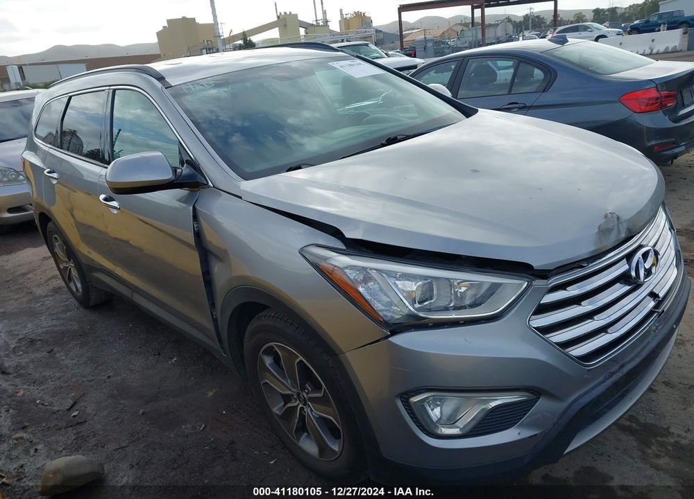 2014 HYUNDAI SANTA FE GLS VIN: KM8SMDHFXEU051515