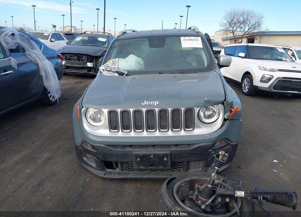 2018 JEEP RENEGADE LIMITED FWD VIN: ZACCJADB4JPH77062