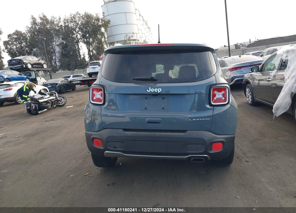 2018 JEEP RENEGADE LIMITED FWD VIN: ZACCJADB4JPH77062