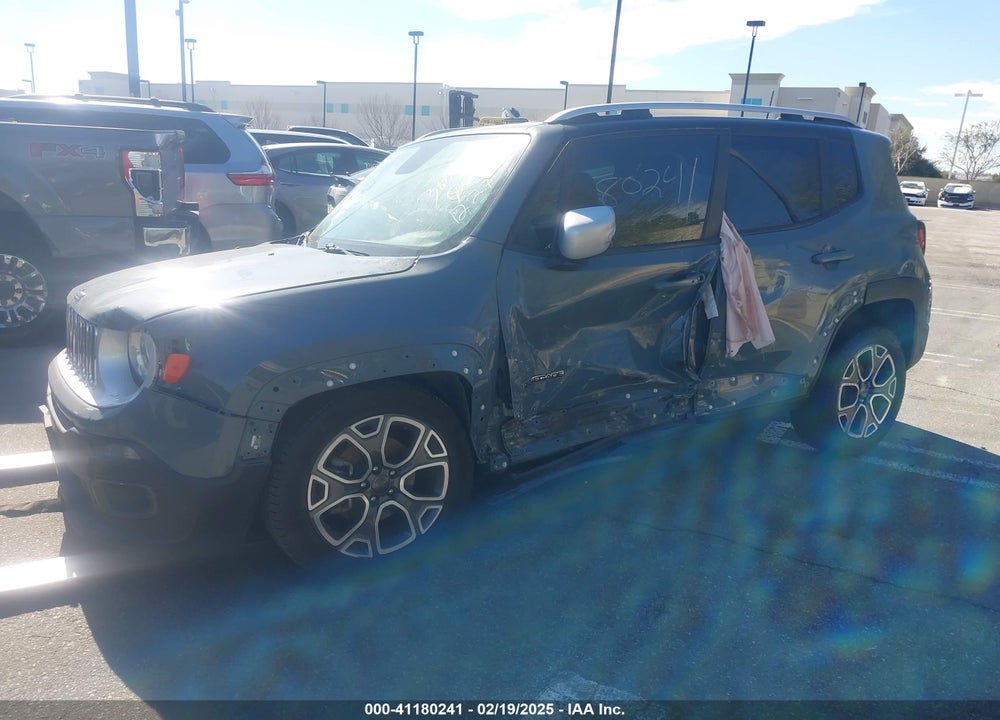 2018 JEEP RENEGADE LIMITED FWD VIN: ZACCJADB4JPH77062