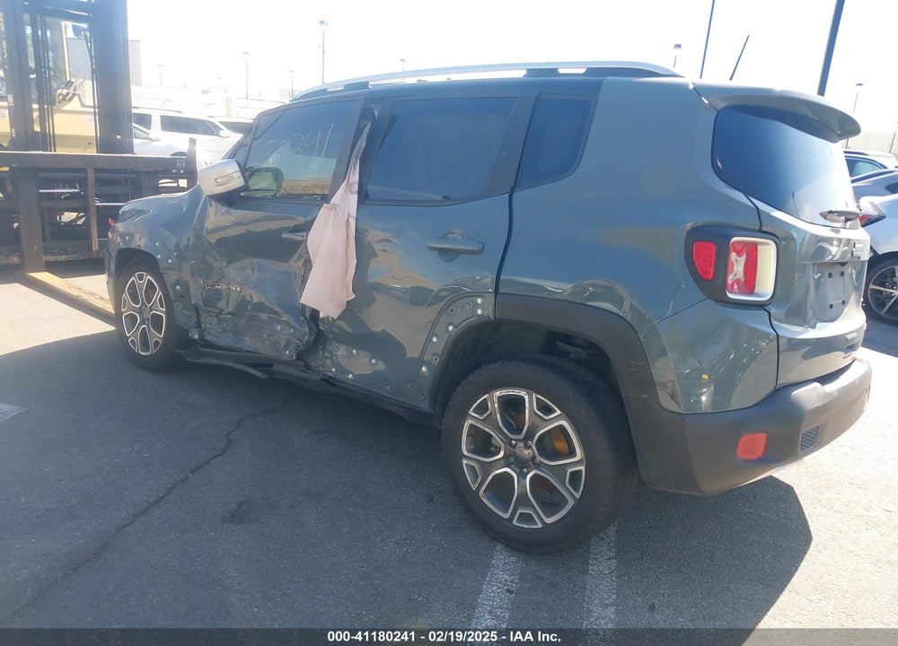 2018 JEEP RENEGADE LIMITED FWD VIN: ZACCJADB4JPH77062