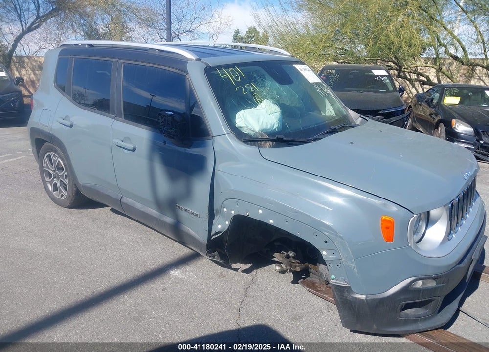 2018 JEEP RENEGADE LIMITED FWD VIN: ZACCJADB4JPH77062