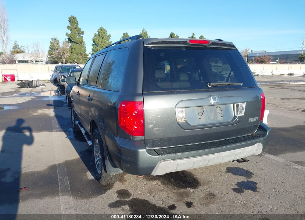 2004 HONDA PILOT EX-L VIN: 2HKYF18544H518385
