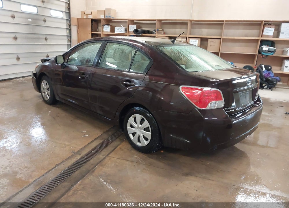 2012 SUBARU IMPREZA 2.0I VIN: JF1GJAA6XCG028555