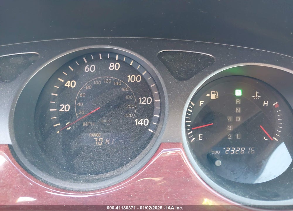 2003 LEXUS ES 300 VIN: JTHBF30G230124599