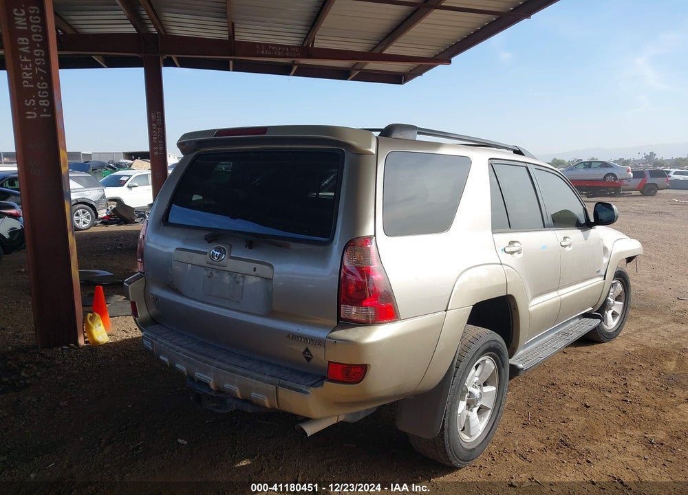 2004 TOYOTA 4RUNNER SR5 V8 VIN: JTEZT14R740017540