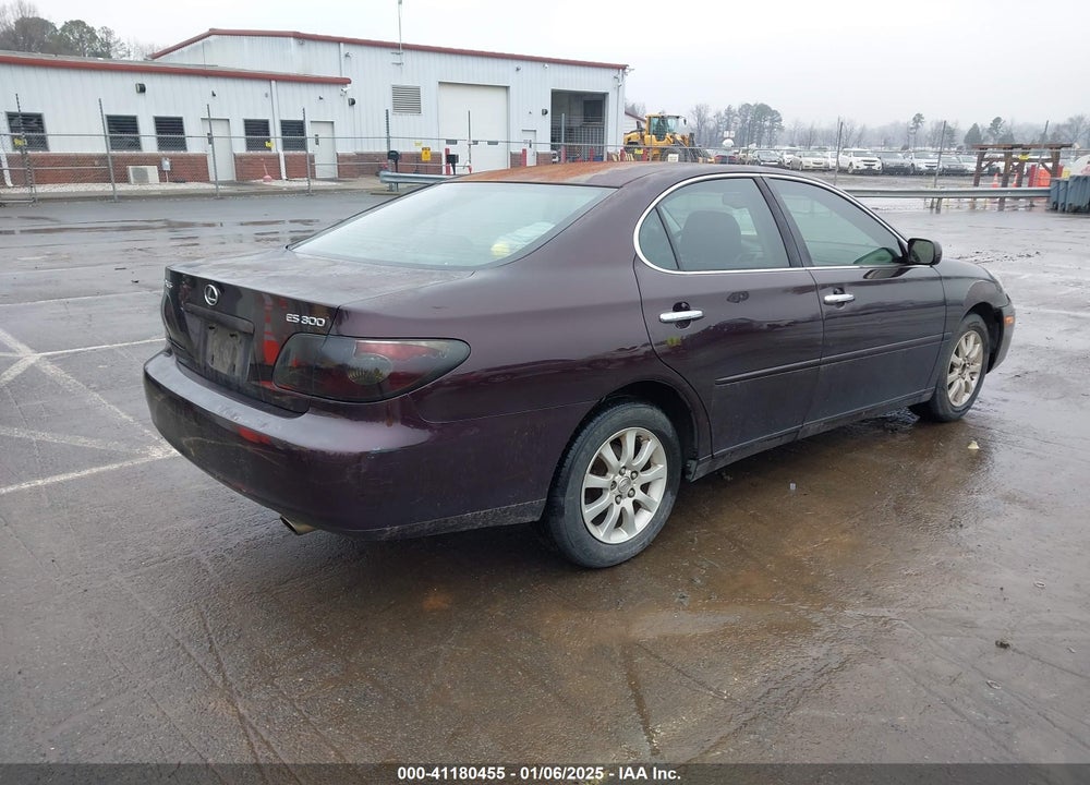 2003 LEXUS ES 300 VIN: JTHBF30G030097709