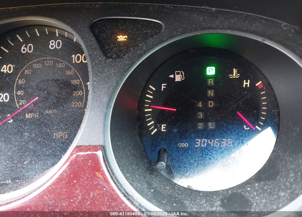 2003 LEXUS ES 300 VIN: JTHBF30G030097709