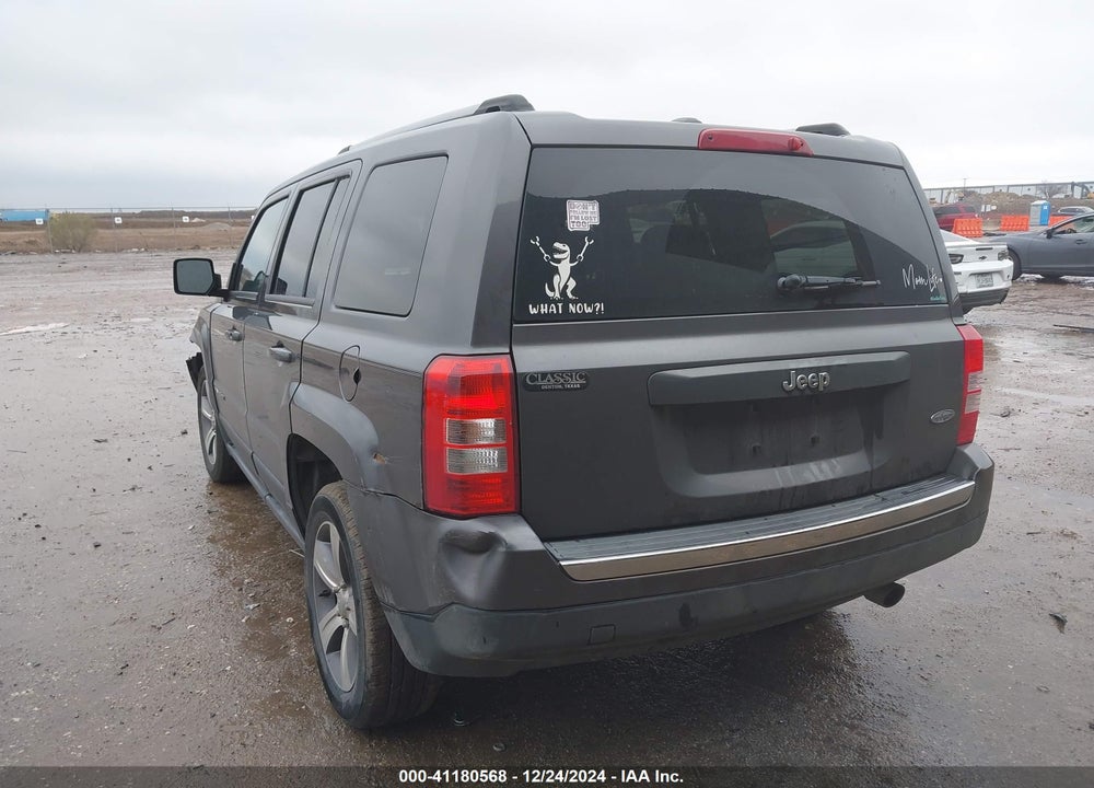 2016 JEEP PATRIOT VIN: 1C4NJPFA9GD741360