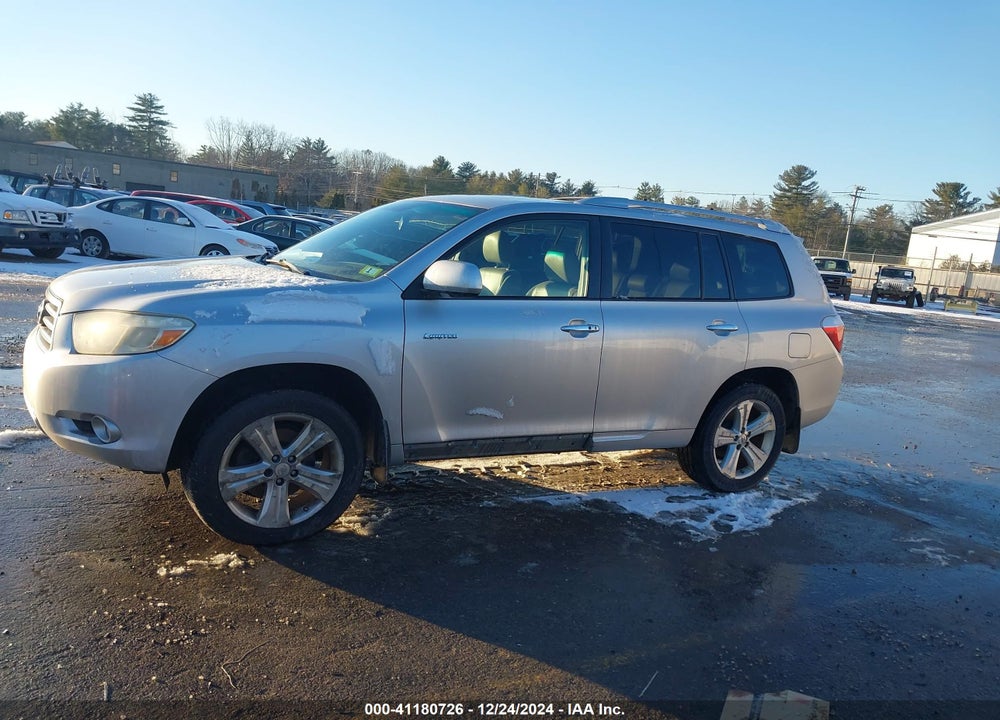2008 TOYOTA HIGHLANDER LIMITED VIN: JTEES42A982053479